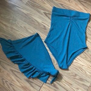 Bathing suit with wrap multiple way